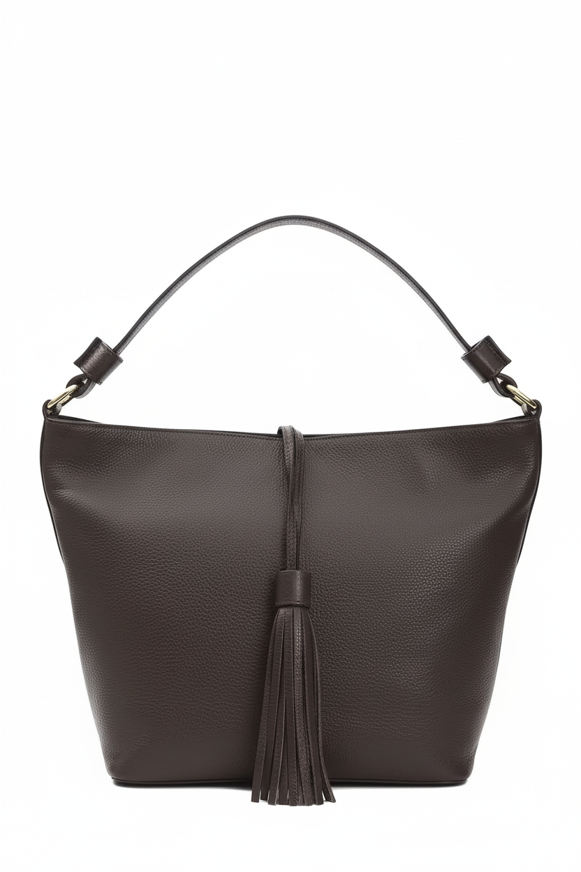 Brązowa torba Pompei Donatella - widok z tyłu