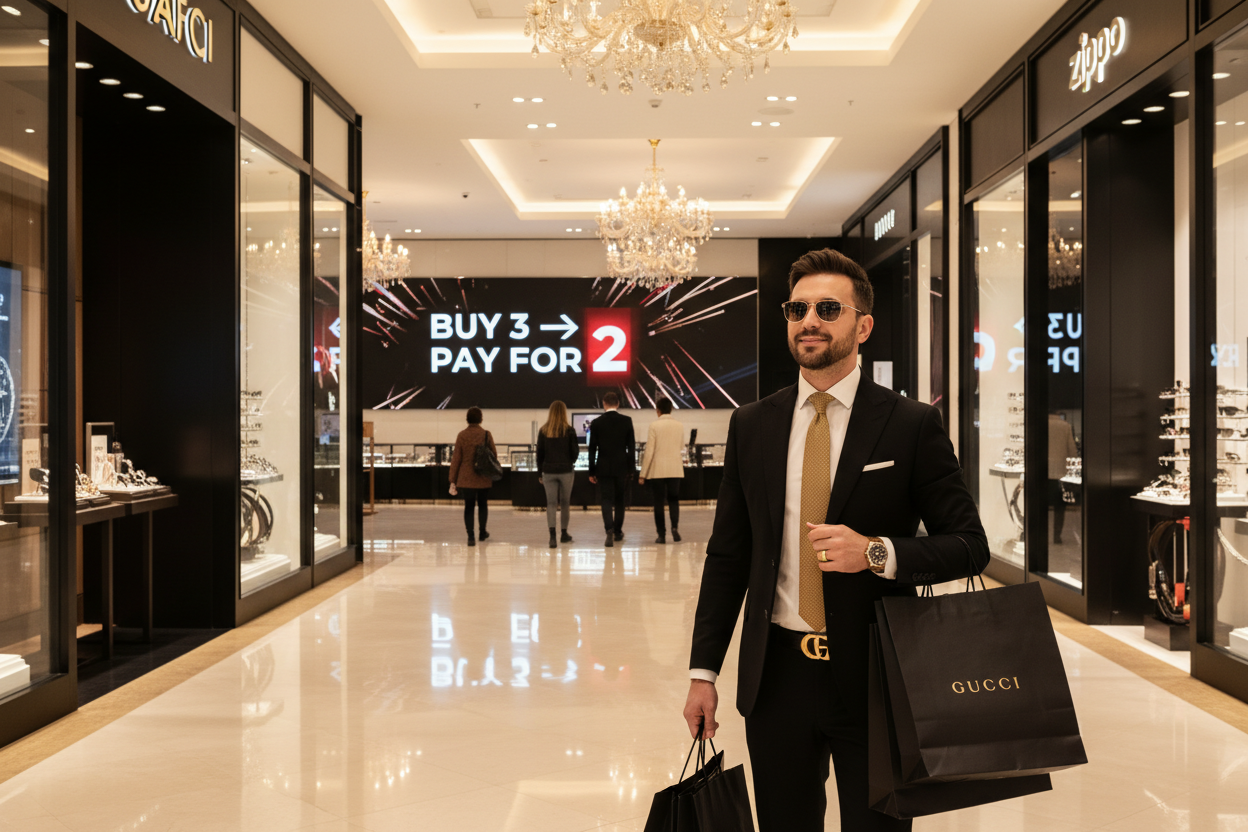 Buy 3 Pay for 2 - Premium Mall Experience